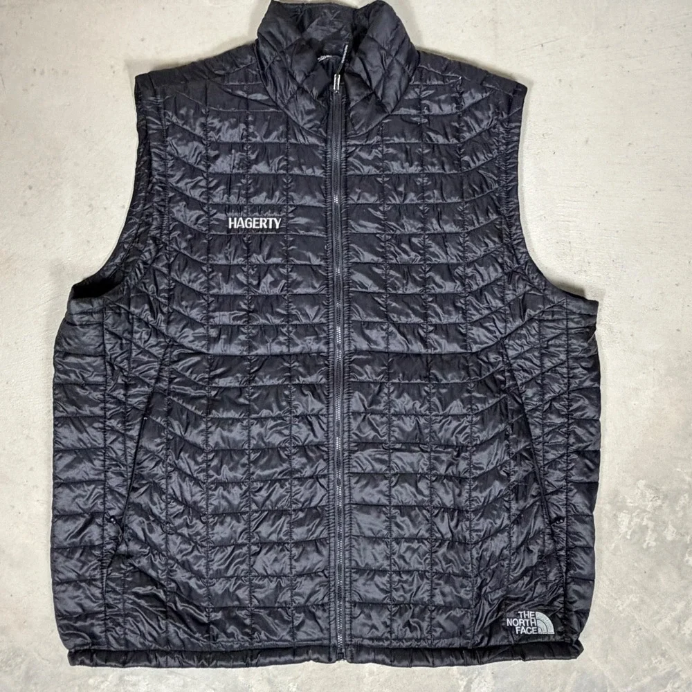 The North Face Mens XXL Black ThermoBall Eco‎ Vest Hagerty Logo NF0A3LHD